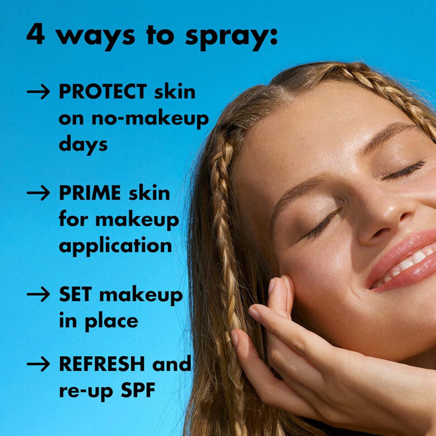 e.l.f. SKIN All Set For Sun SPF 30, Setting Spray With SPF 30 For Long-Lasting Makeup, Weightless, Non-Greasy Formula, Vegan & Cruelty-Free, Packaging May Vary : Amazon.co.uk: Beauty