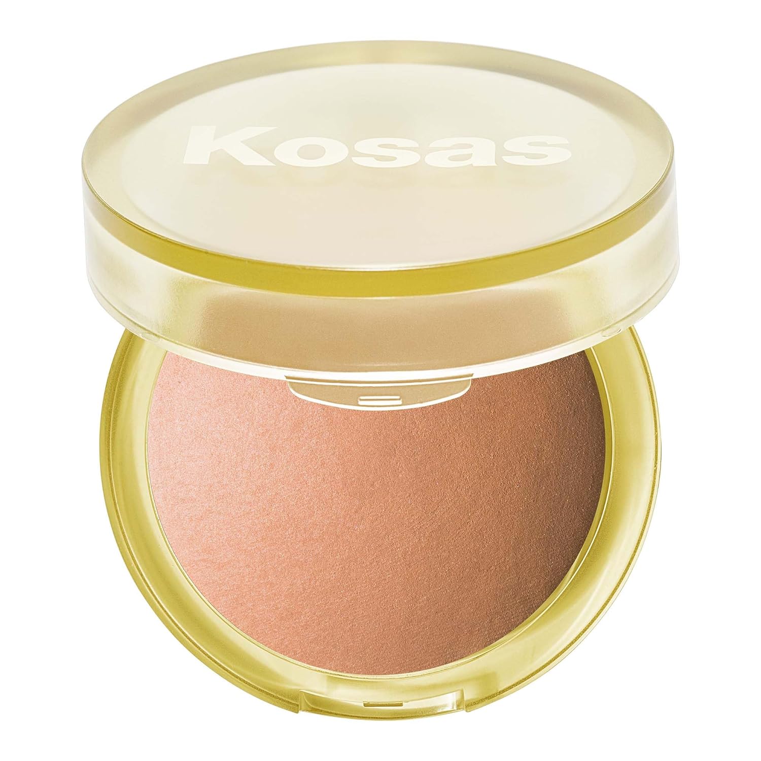 Kosas Sun Show Glowy Warmth Baked Bronzer - Contouring Powder For Cheekbones, Nose & Jawline - Enriched With Concentrated Fatty Acids - Talc-Free, Vegan & Hypoallergenic - Tropic