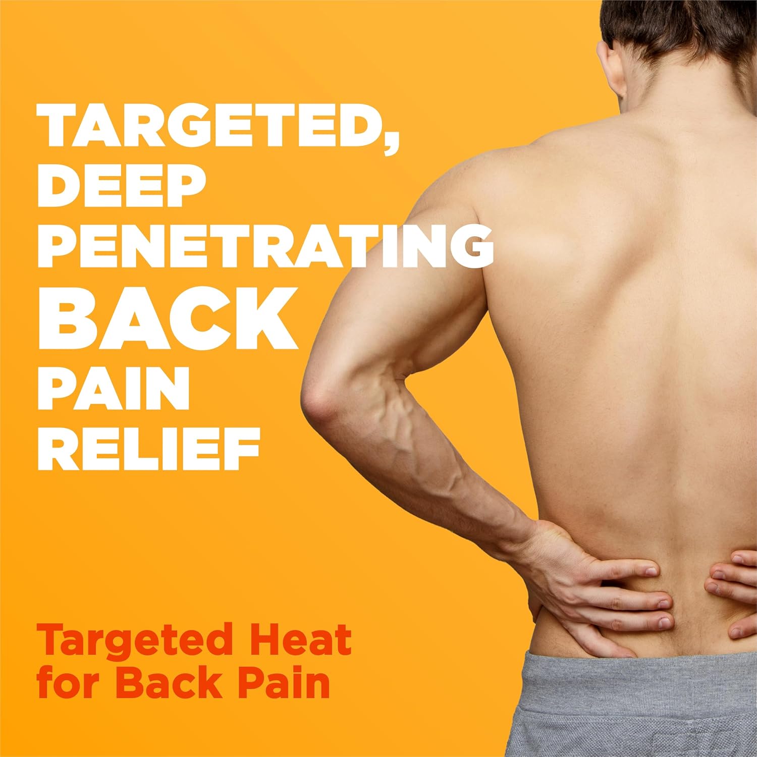 Thermacare Advanced Back & Hip Heatwraps - Adhesive, Disposable Heat Therapy Pads For Lower Back Pain, Muscle Aches, & Herniated Disc Relief - Drug-Free - Long-Lasting - L/Xl - 5-Count : Health & Household