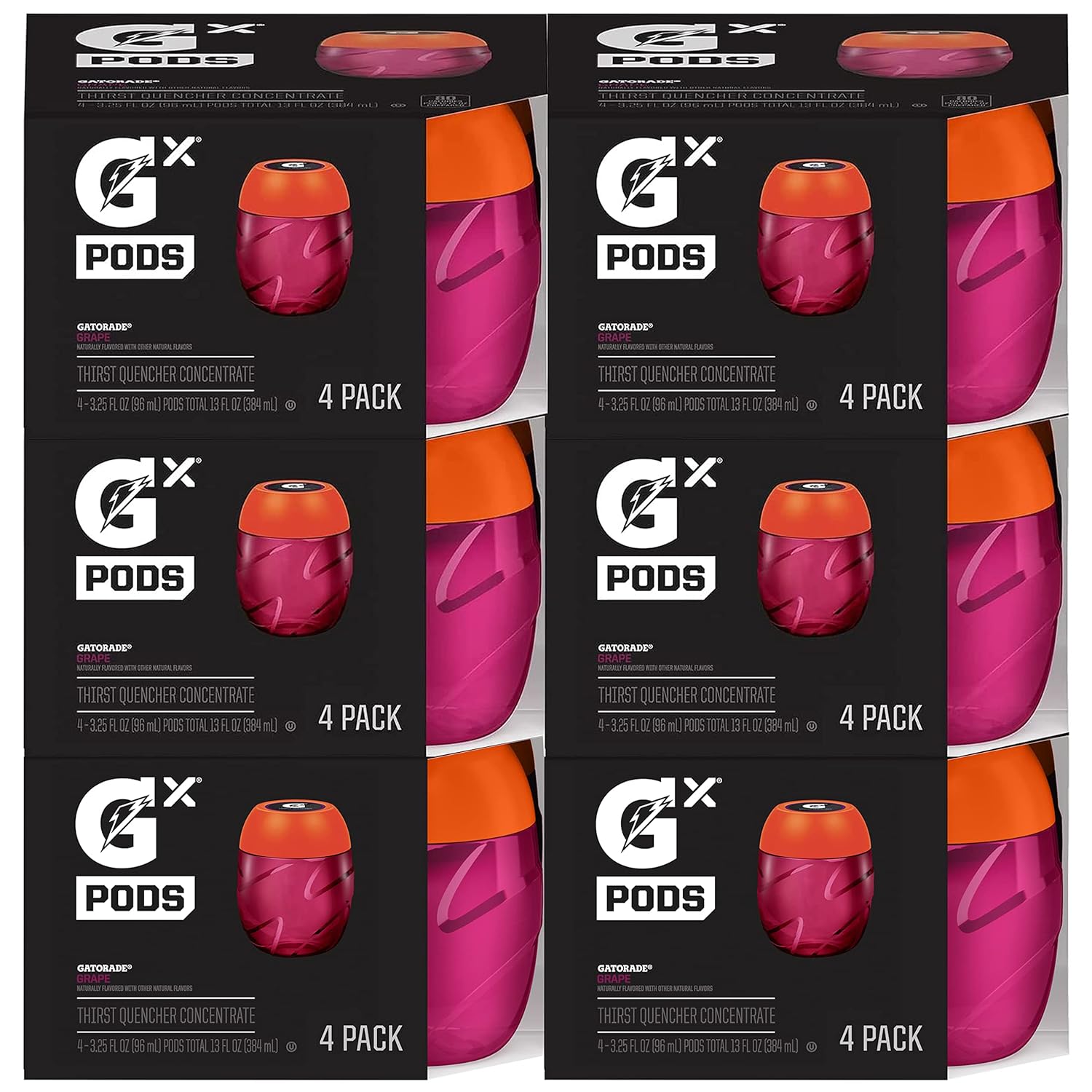 Gatorade Gx Hydration System, Non-Slip Gx Squeeze Bottles Or Gx Sports Drink Concentrate Pods