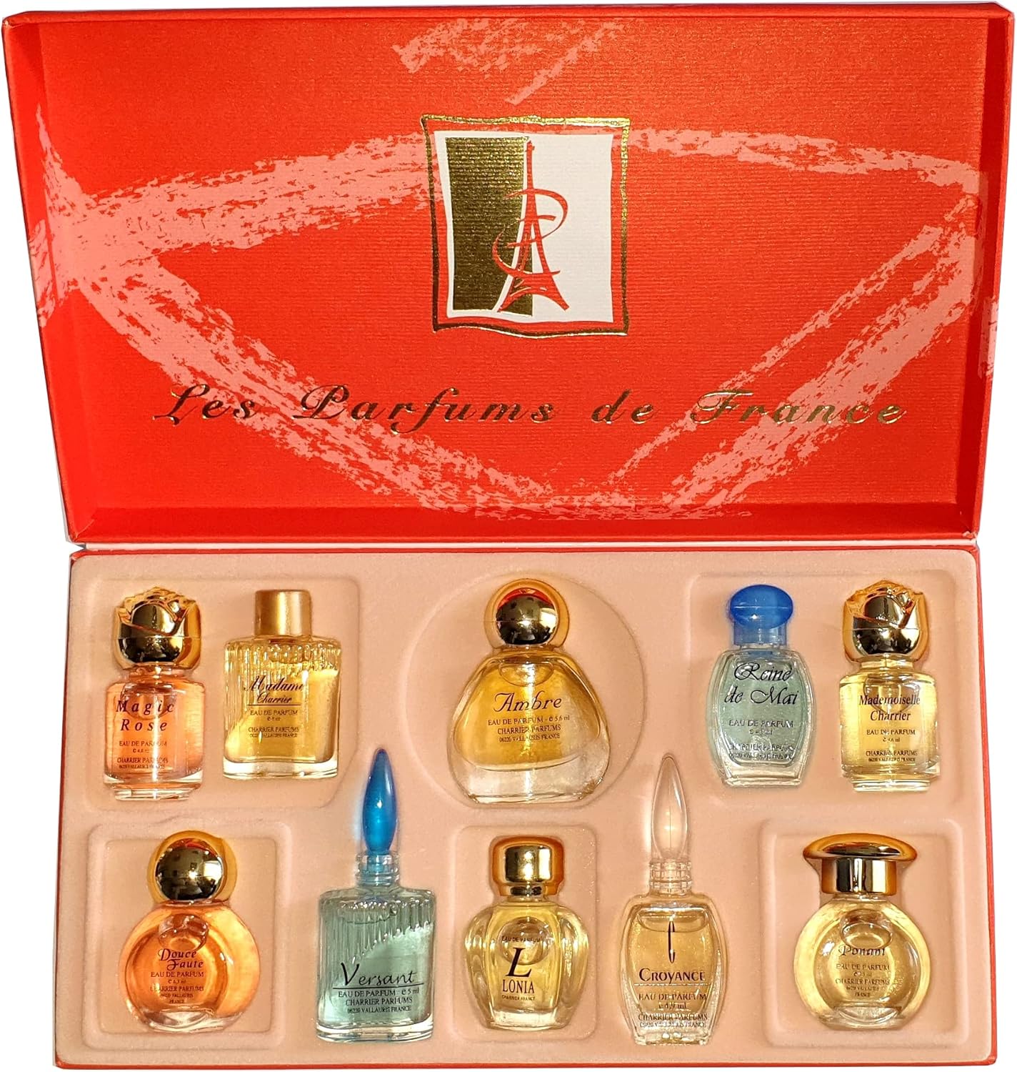 Charrier Parfums - 10 Eaux De Parfum Luxurious Gift Box - 52.7 Ml / 1.78 Fl.Oz - Made In Provence, France