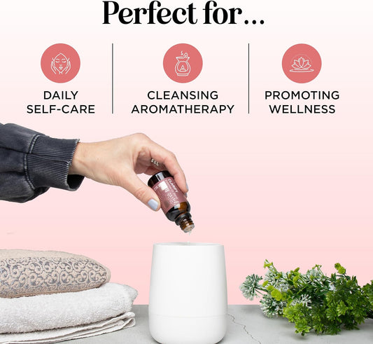 Clarify Headache Essential Oil Blend - Aromatherapy Blend Essential Oils For Diffusers For Home And Travel For Tension Headaches And Fogginess With Refreshing Peppermint Rosemary And Lavender Oils