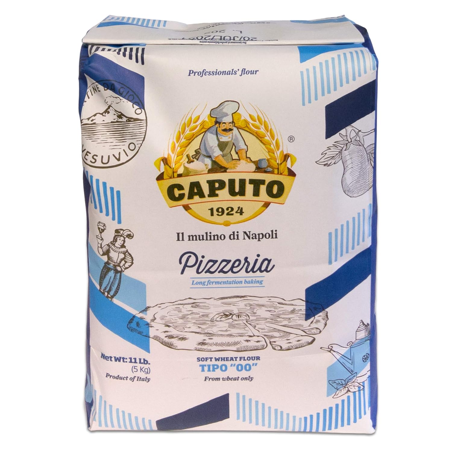 Antimo Caputo Pizzeria Flour Blue, 176 Ounce (11 Pound) Bag