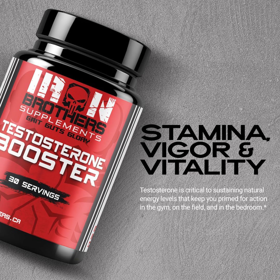 Testosterone Booster Supplements For Men - Estrogen Blocker - Supplement Natural Energy, Strength & Stamina - Lean Muscle Growth - Promotes Fat Loss - Increase Male Performance (2 Bottles) : Health & Household