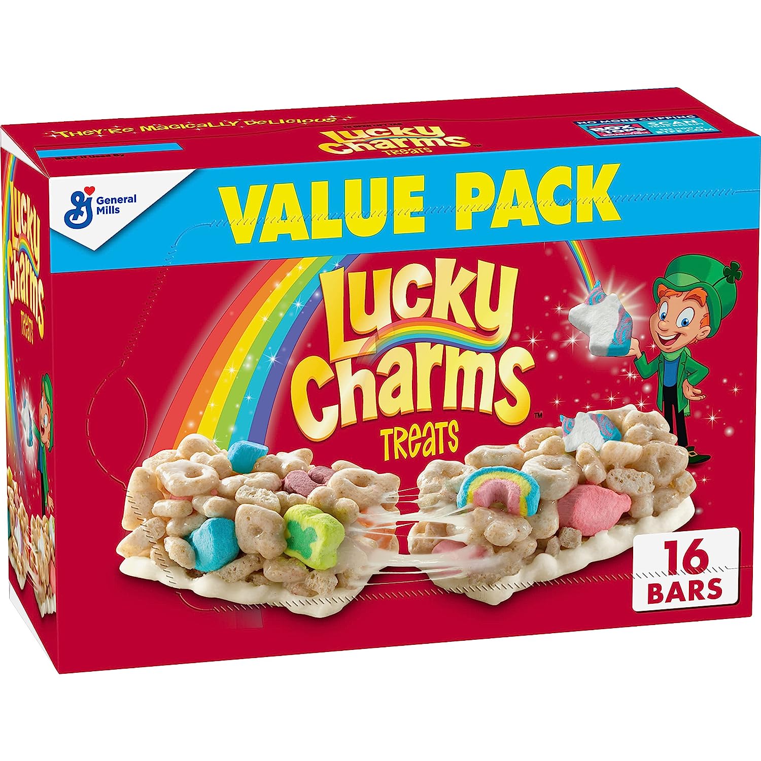 Lucky Charms Marshmallow Value Pack St. Patrick's Day Cereal Treat Bars