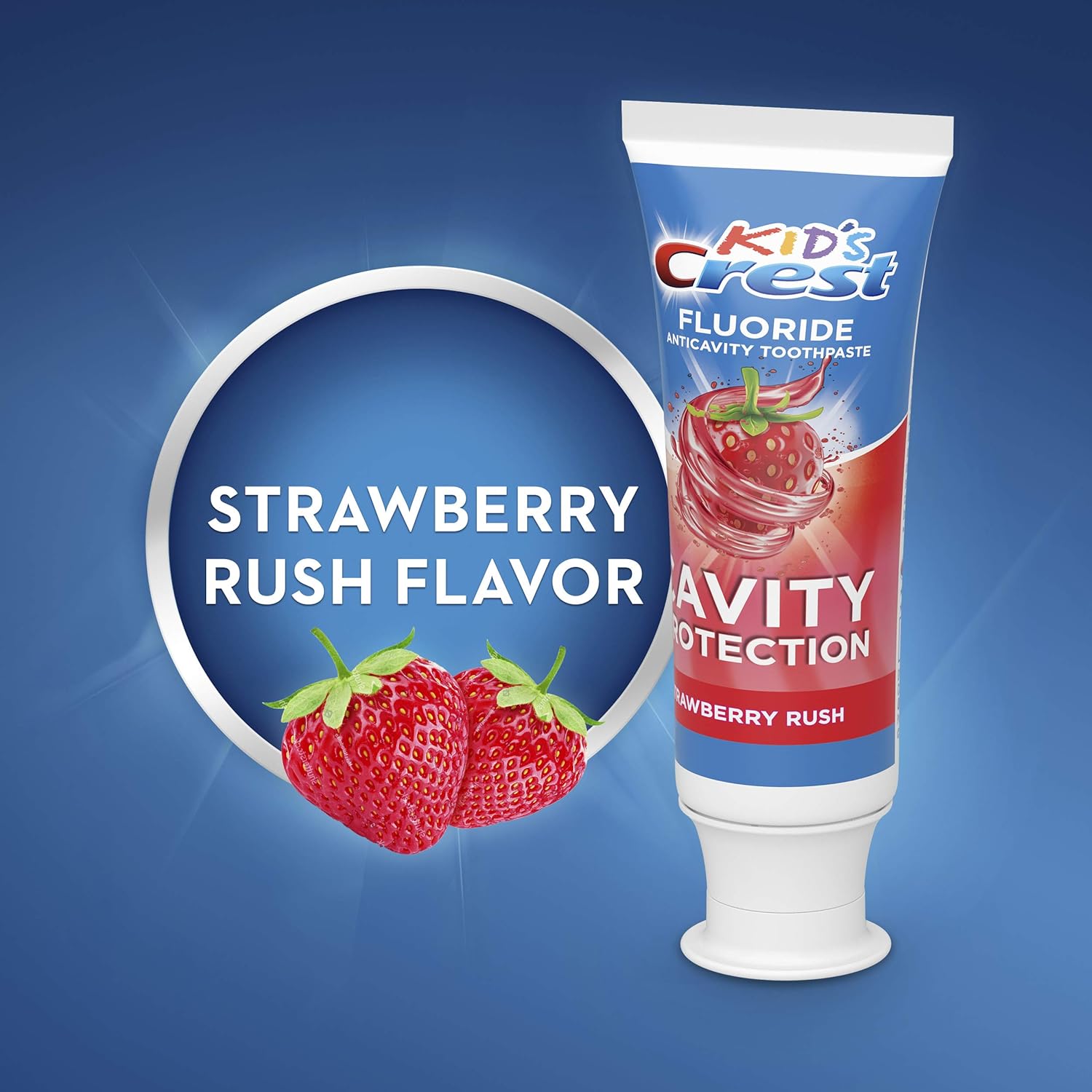 Crest Crest Kids Anticavity Cavity Protection Fluoride Toothpaste For Children Strawberry Rush, 4.2 Oz