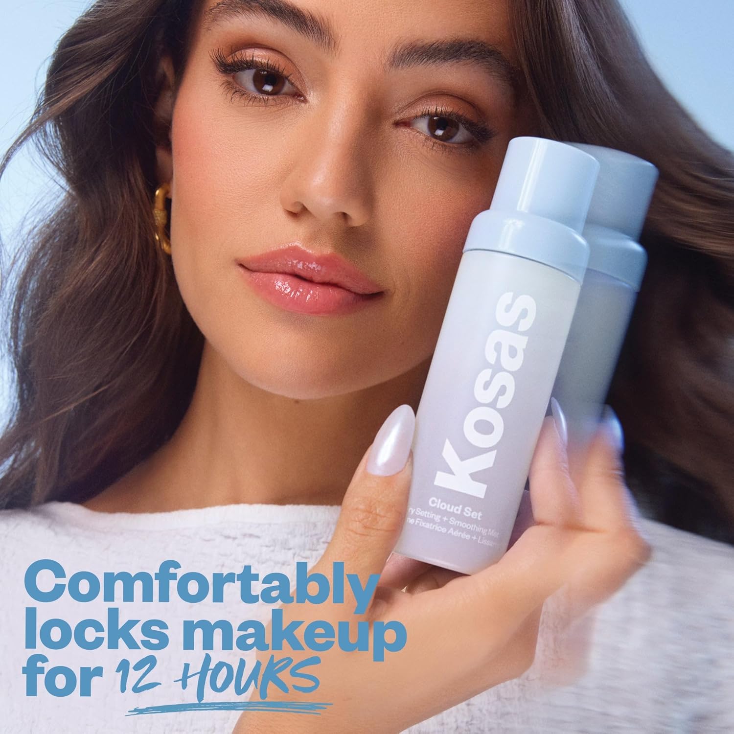 Kosas Cloud Set Airy Setting Spray,+ Smoothing Mist – Hydrating Makeup Spray, Alcohol Free, Oil Free, 12-Hour Hold, Minimizes Appearance Of Pores,Lightweight Refreshing Face Mist For All Skin Types : Beauty & Personal Care