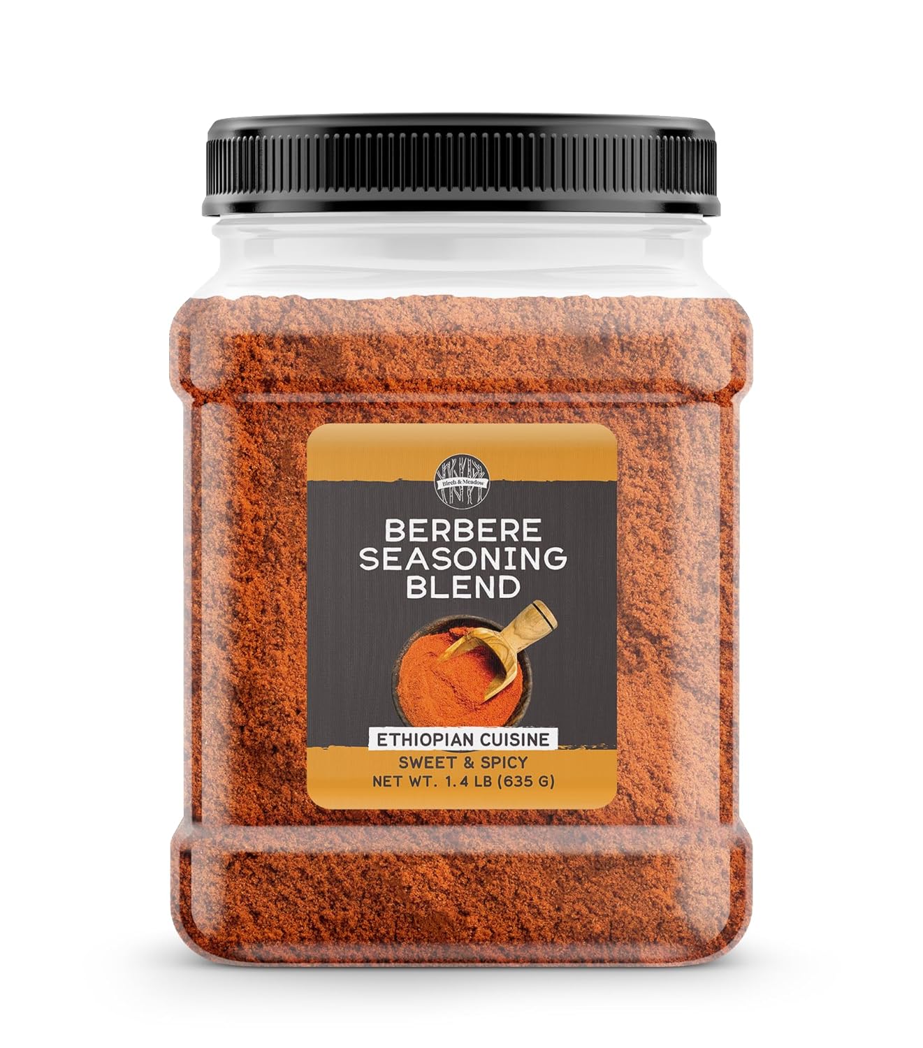 Birch & Meadow Berbere Seasoning, 1.4 Lb, Ethiopian Cuisine, Sweet & Spicy Seasoning Blend