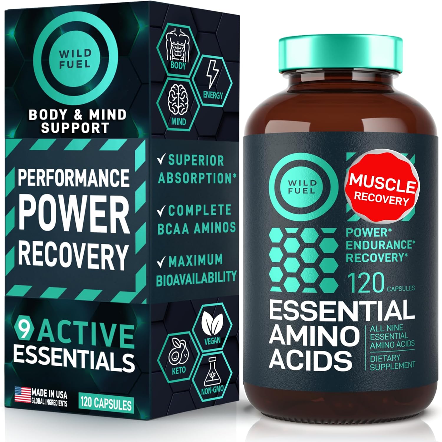 Fadogia Agrestis And Tongkat Ali Supplement - 600Mg Fadogia Agrestis For Men, 500Mg Longjack Tongkat Ali, Ashwagandha Maca Fenugreek Complex - Muscle Strength, Energy, Mood Support - 120 Capsules