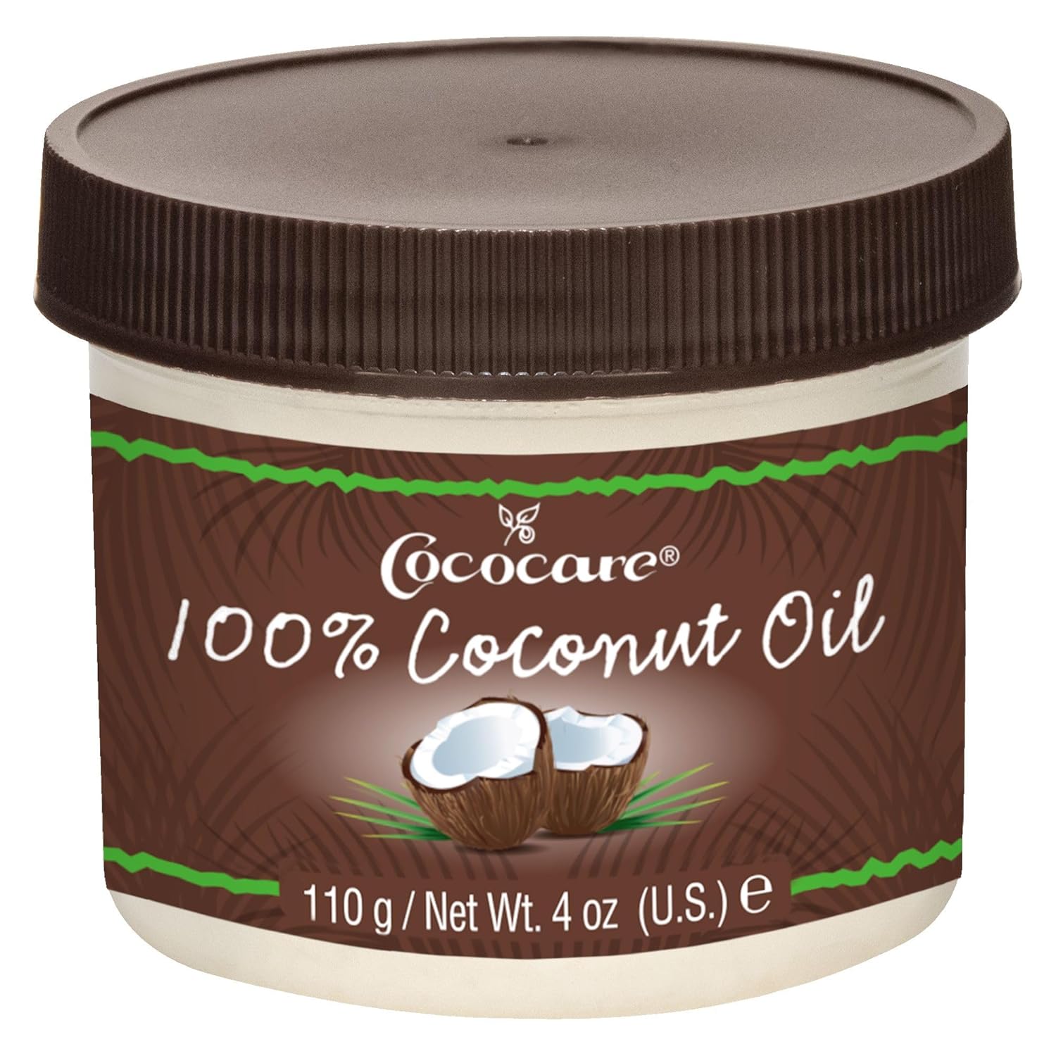 Cococare 100% Coconut Oil - All Natural Coconut Oil For Use On Skin & Hair - Ideal For All Skin Types (4Oz)