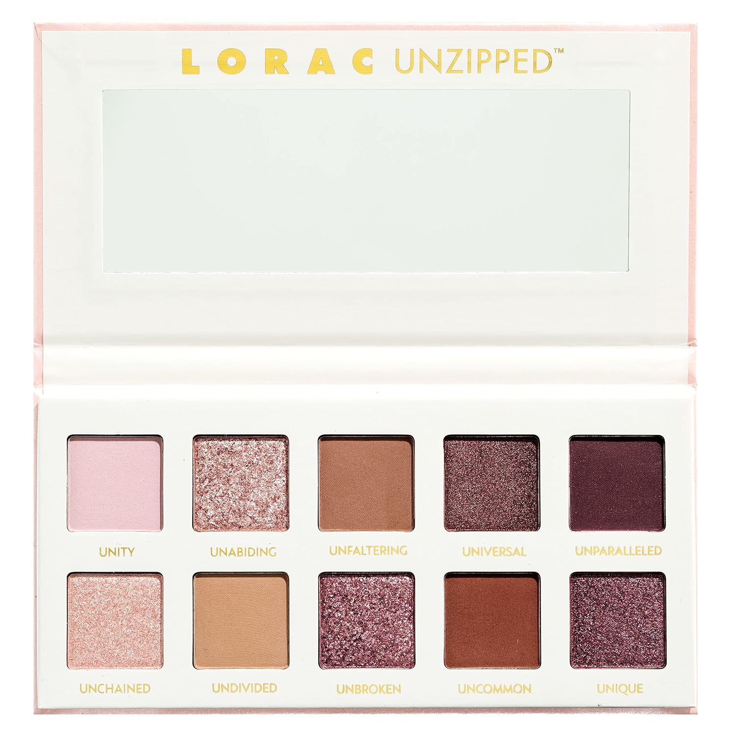 Lorac Unzipped Eyeshadow Palette, Matte And Glitter Finish