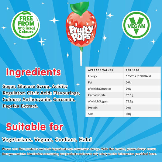 Swizzels Fruity Pops Lollies Bag 3 Kg Bulk Sweets (Pack Of 2)
