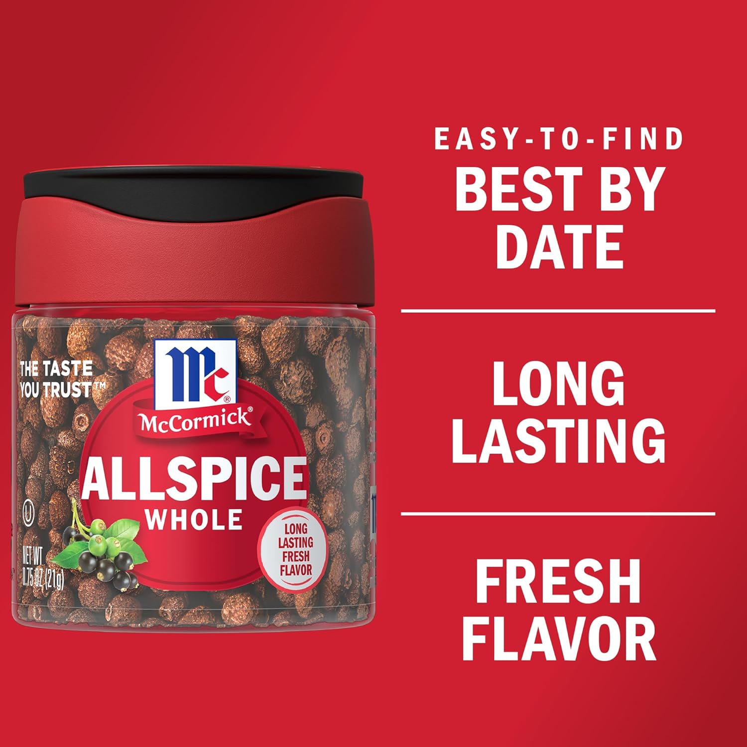 Mccormick Whole Allspice, 0.75 Oz (Pack Of 6)