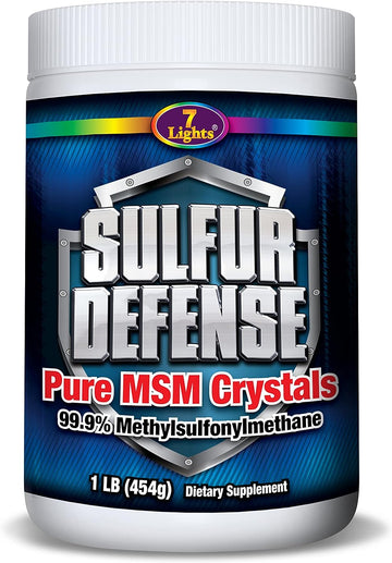 Sulfur Defense Opti-Msm 99.9% Pure Msm Powder Made In The Usa - Organi