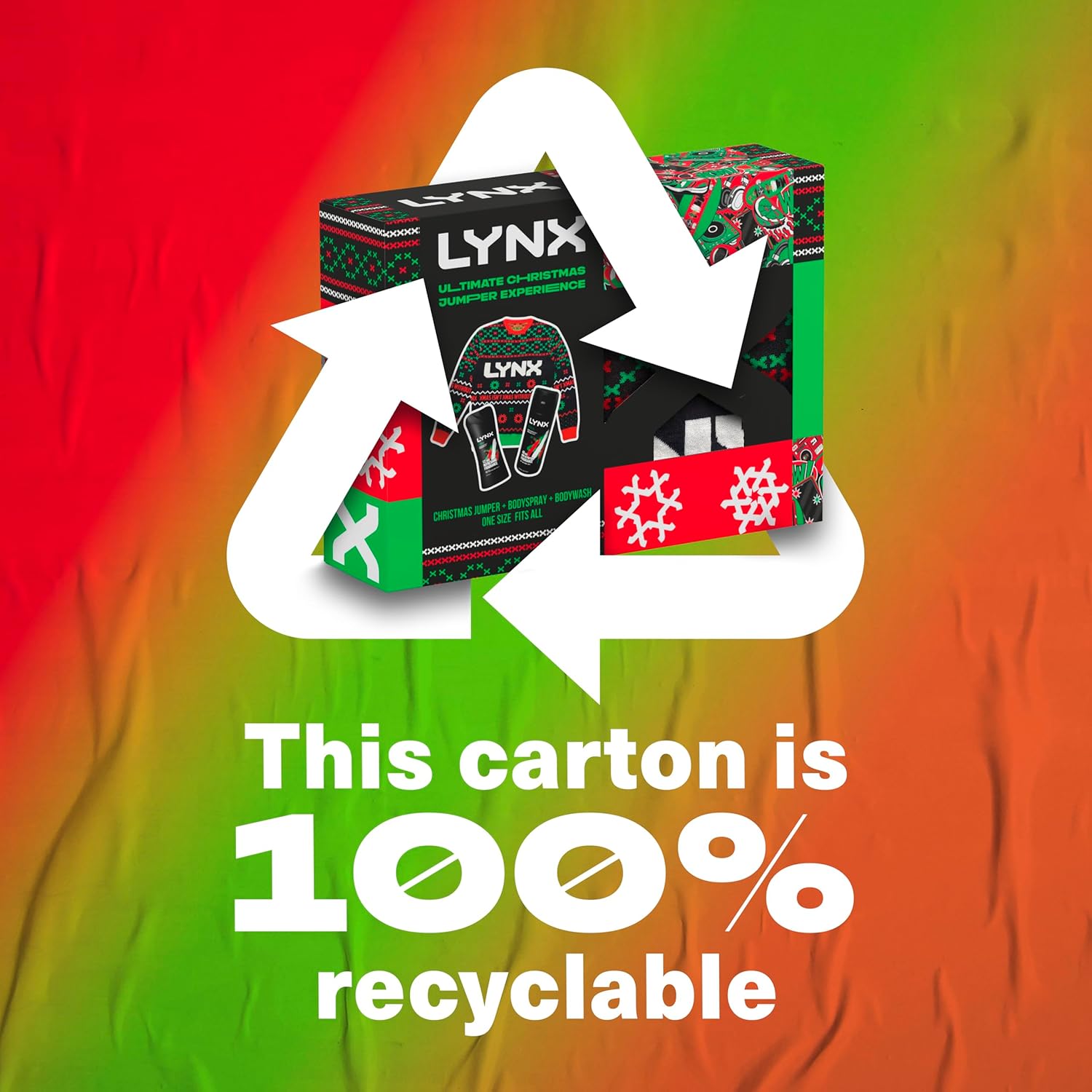 LYNX Ultimate Christmas Jumper Deodorant Gift Set Body Wash & Body Spray Christmas gifts for him 2 piece : Amazon.co.uk: Beauty