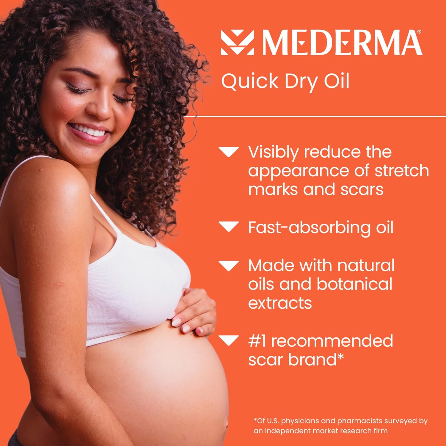 Mederma Quick Dry Oil, Scar And Stretch Mark Treatment, Helps To Improve The Appearance Of Scars And Stretch Marks, With Natural Botanical Extracts, Paraben Free, Fast-Absorbing, 5.1 Oz : Beauty & Personal Care