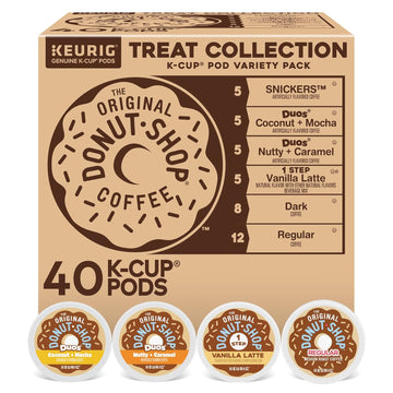 Keurig Donut Shop Coffee Variety Pack, Single Serve K-Cup Pods, 40 Count