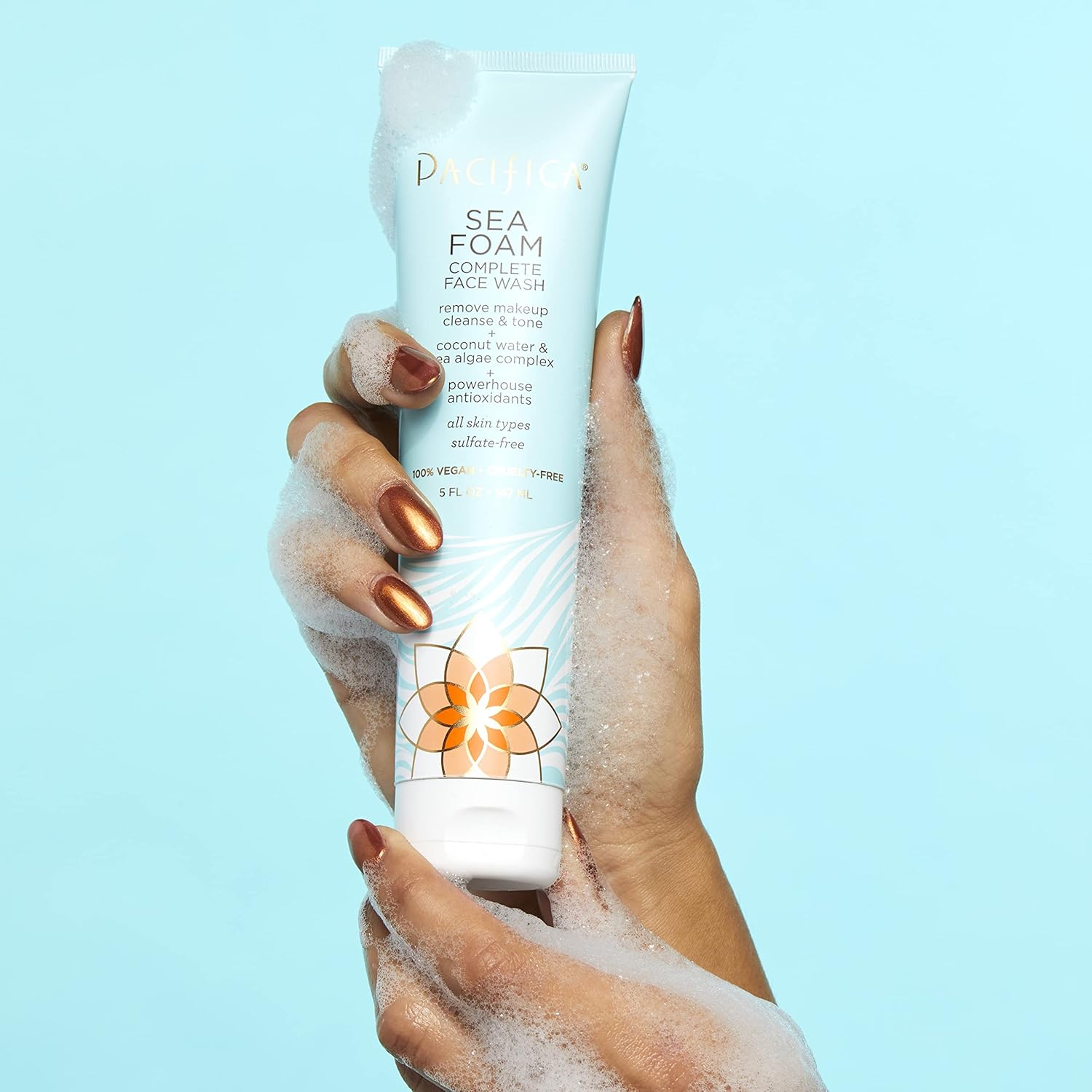 Pacifica Sea Foam Complete Face Wash : Beauty & Personal Care