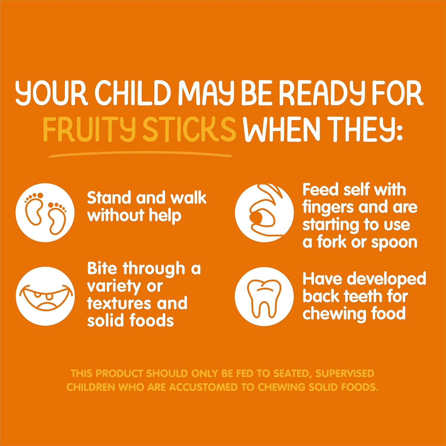 Happy Tot Organics Fruity Sticks, Oat & Fruit Filled Grain Sticks, Banana & Mango, Organic Toddler Snack, 2.5 Ounce Bag (Pack Of 6)