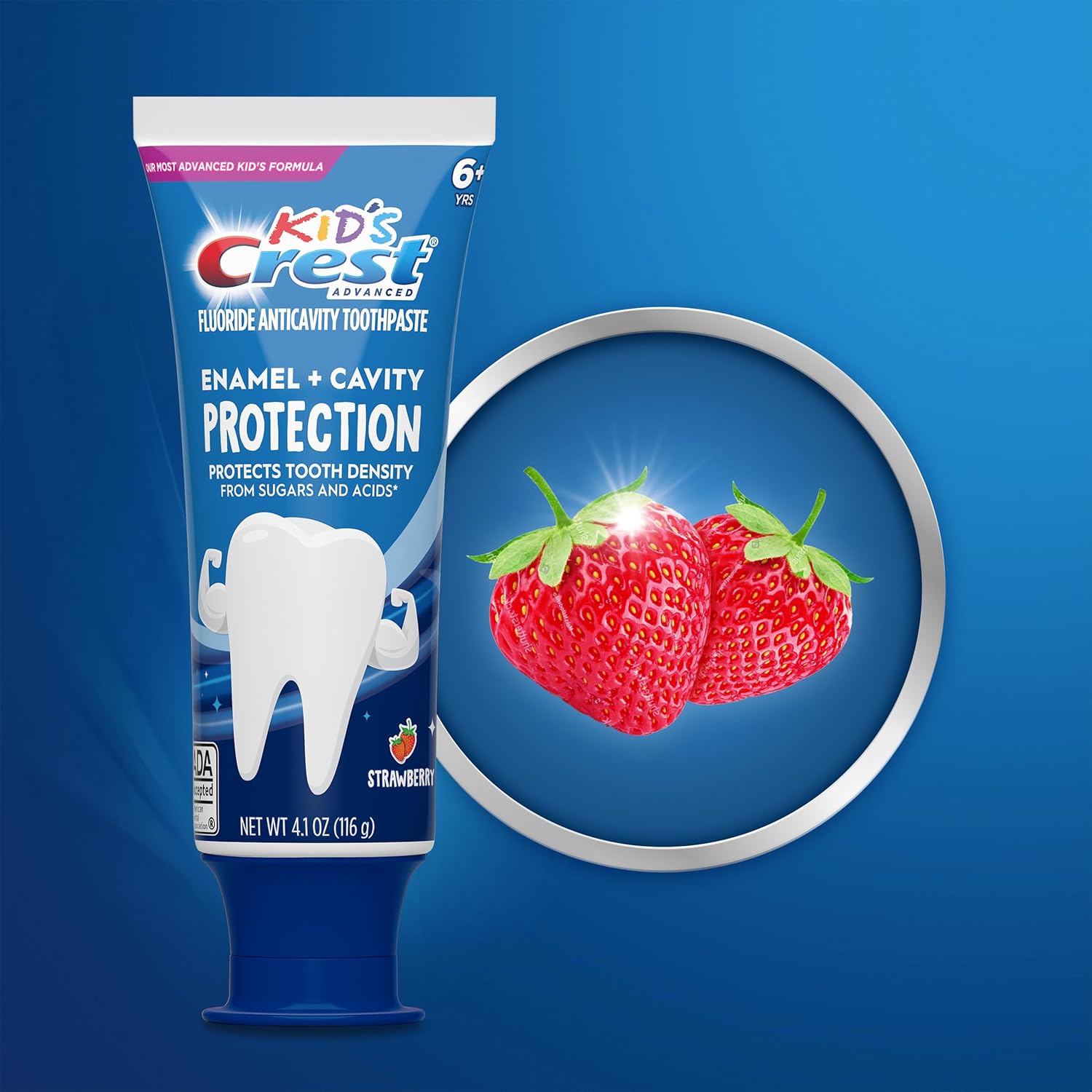 Crest Kids Enamel + Cavity Protection Toothpaste, 4.1oz (Pack of 3) : Health & Household