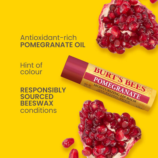 Burt'S Bees Lip Balm Mango, Moisturising Lip Balm With Beeswax & Vitamin E, 100% Natural Origin, 4.25G