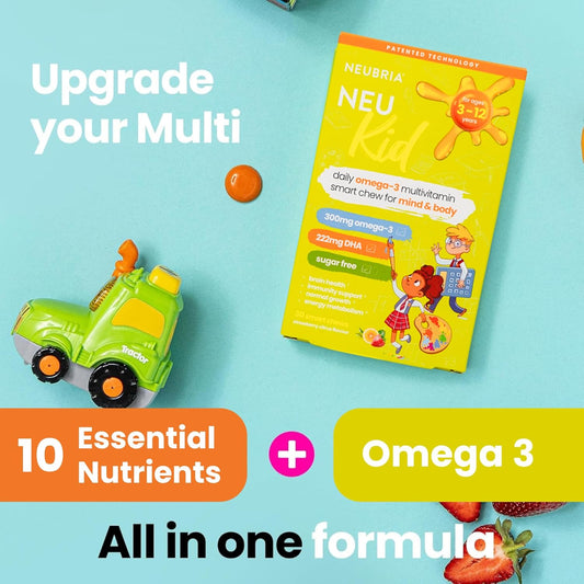 Neubria Neu Mum Prenatal Vitamins With Folic Acid & Omega-3 - Pregnancy, Postnatal, Breastfeeding Support With Dha, Vitamin D3 & Iron - Prenatal Multivitamin For Women & Baby - 30 Softgels