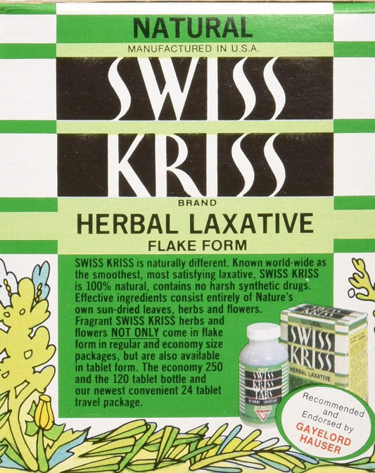 Modern Products Swiss Kriss Herbal Laxative Flake, 3.25 Ounce - 6 per case