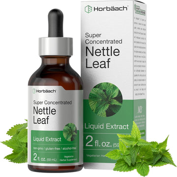 Horbäach Stinging Nettle Leaf Extract | 2 Fl Oz | Alcohol Free Liquid | Vegetarian, Non-Gmo, Gluten Free Tincture