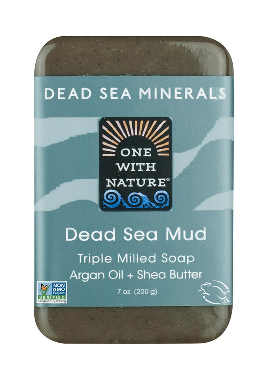 One With Nature Dead Sea Mud Dead Sea Minerals Soap, 7 Ounce Bar : Bath Soaps : Beauty & Personal Care