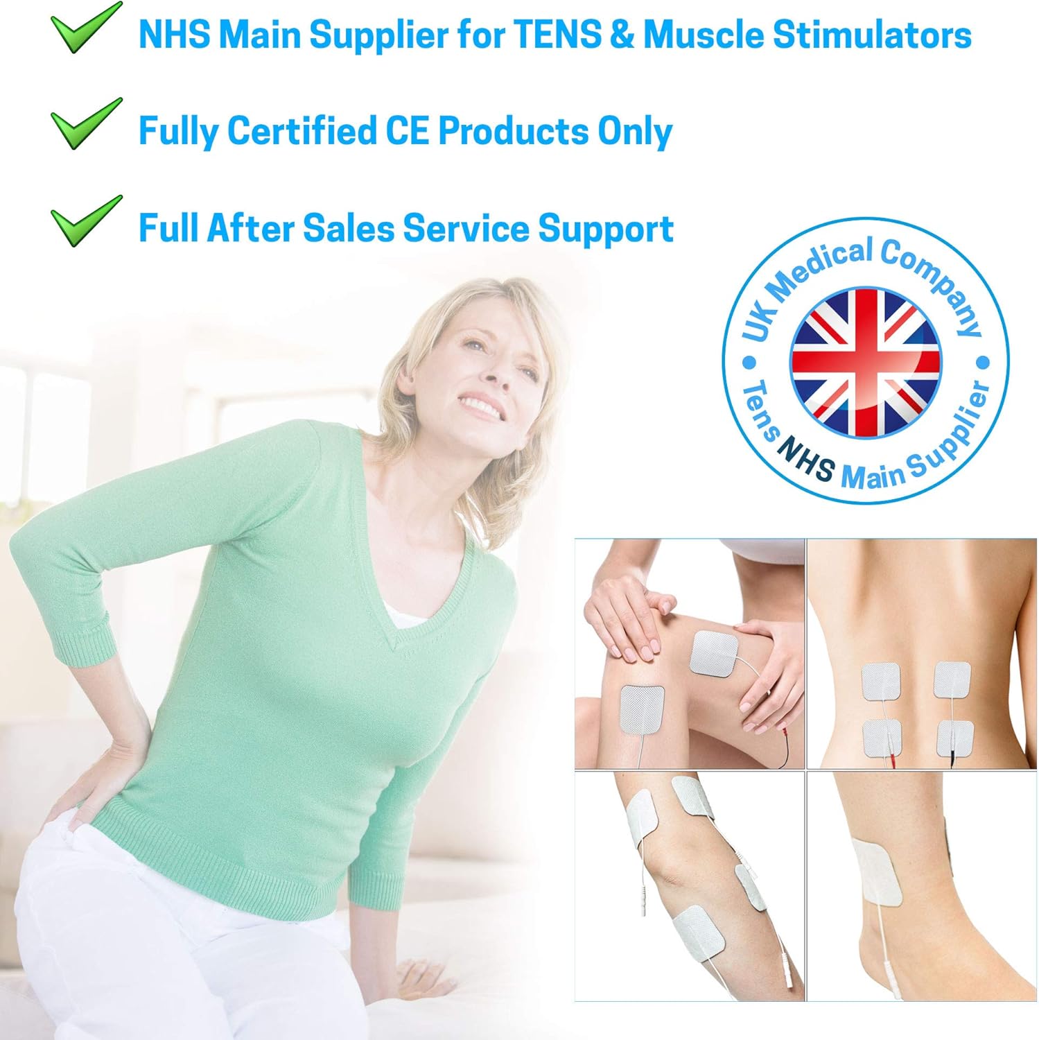 Premier TENS Machine by Med-Fit, Fully Rechargeable Dual Channel Tens and Muscle Stimulator with 30 Pre-Set Programs for TENS Pain Relief, Muscle Strengthening, Massage and Relaxation : Amazon.co.uk: Health & Personal Care