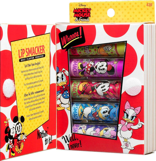Lip Smacker Disney Story Book Mickey Mouse And Friends Lip Gloss Set, 5 Count