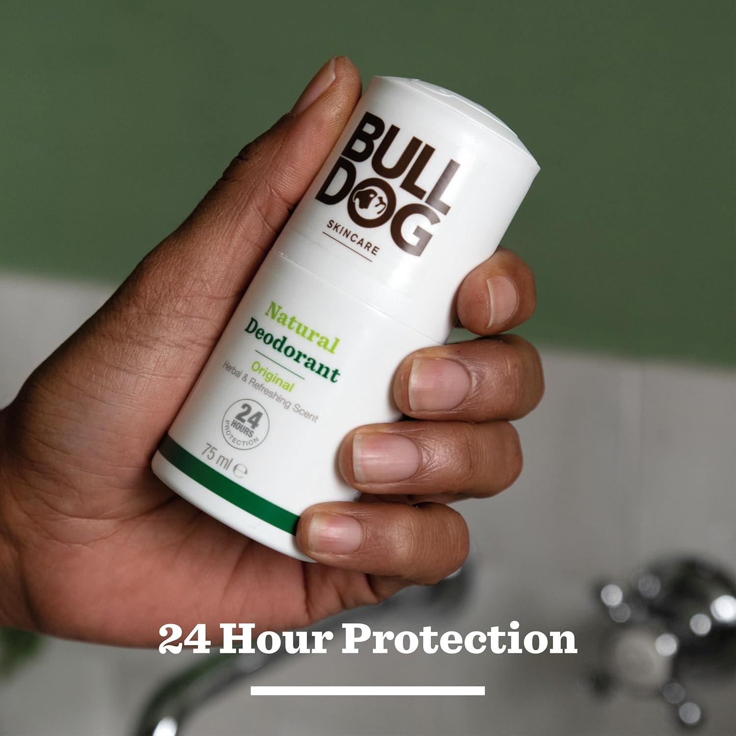 BULLDOG SKINCARE - Peppermint and Eucalyptus Roll On Natural Deodorant For Men 75 ml (Pack of 2) : Amazon.co.uk: Beauty