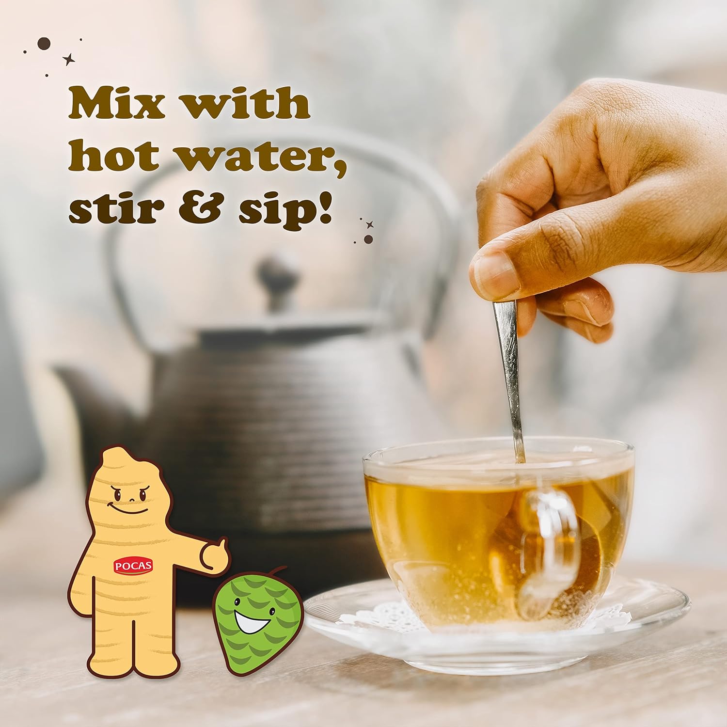 Pocas Honey Ginger Tea With Soursop 20 Pack