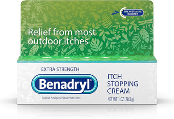 Benadryl Extra Strength Itch Stopping Cream, 1 Ounce