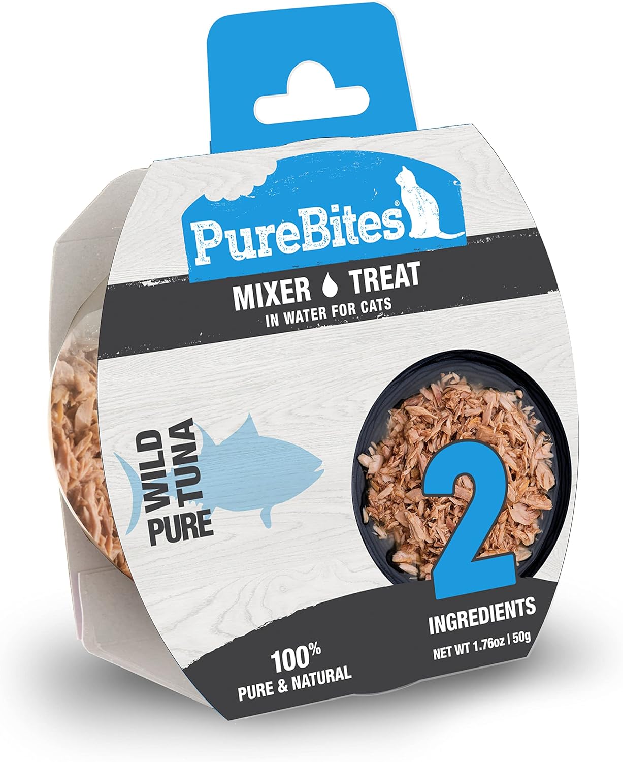 Purebites Tuna Mixers For Cats, Only 2 Ingredients, Case Of 12