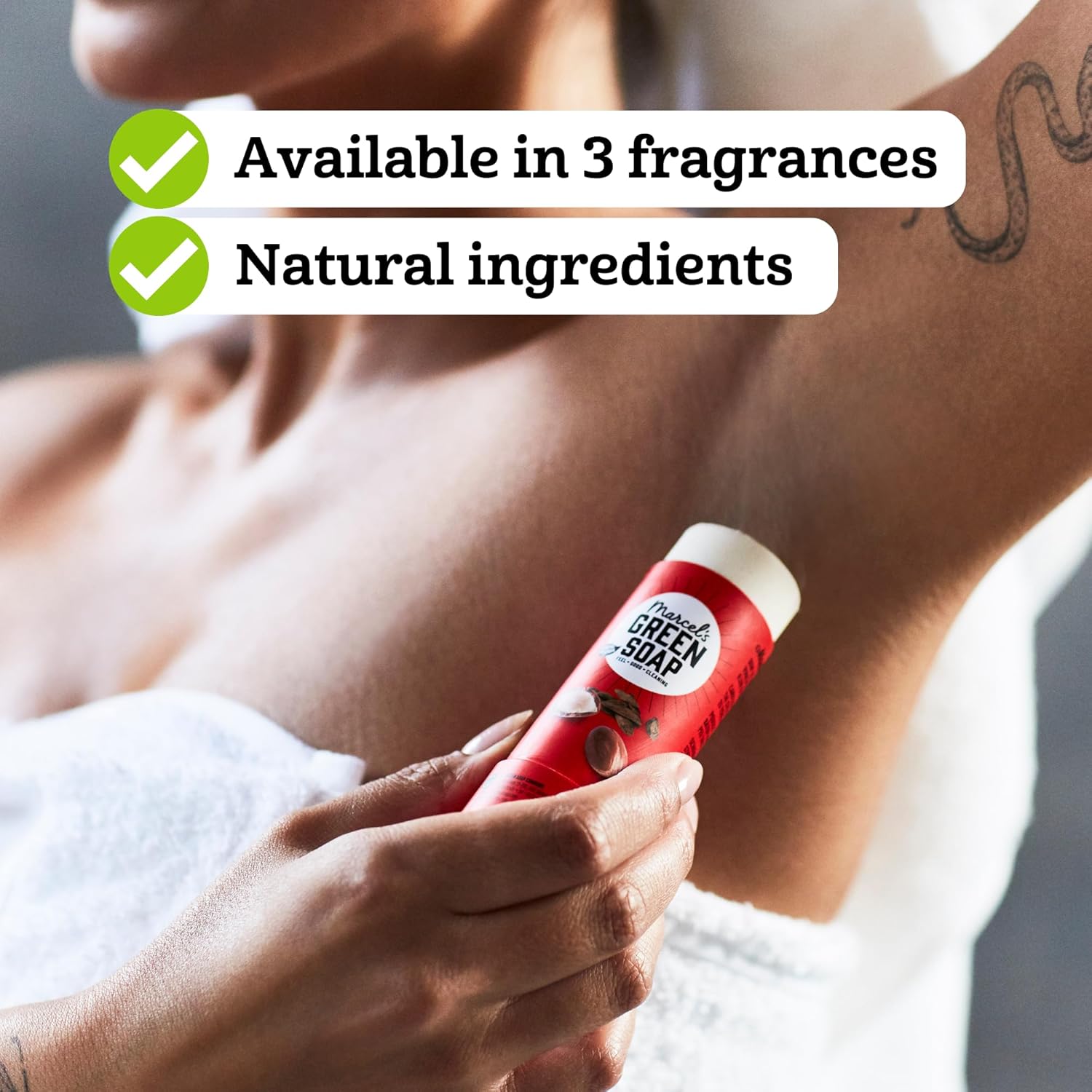 Marcel's Green Soap - Deodorant Stick Tonka & Muguet - Antiperspirant without aluminum or alcohol - Eco friendly - Vegan - 97% Biodegradable - 40 G : Amazon.co.uk: Health & Personal Care