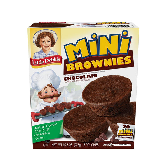 Little Debbie Mini Brownies, 40-1.9 Oz Pouches (8 Boxes)