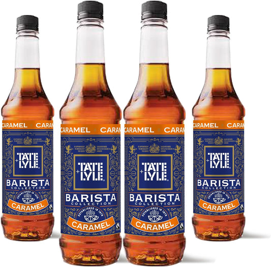 Tate & Lyle Caramel Coffee Syrup 750ml Fairtrade (4 Bottles, No Pump) : Amazon.co.uk: Grocery