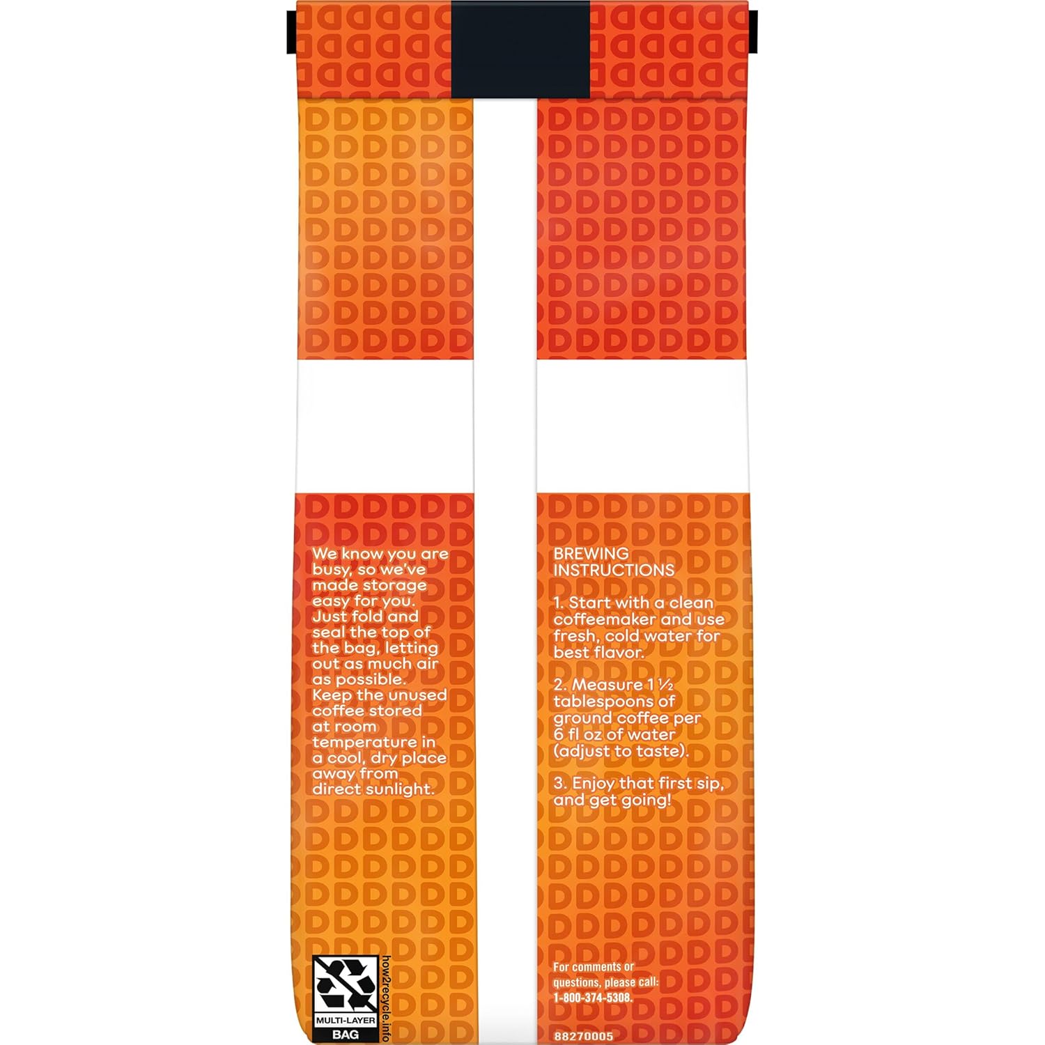 Dunkin’ Midnight Dark Roast Ground Coffee, 11 Ounce