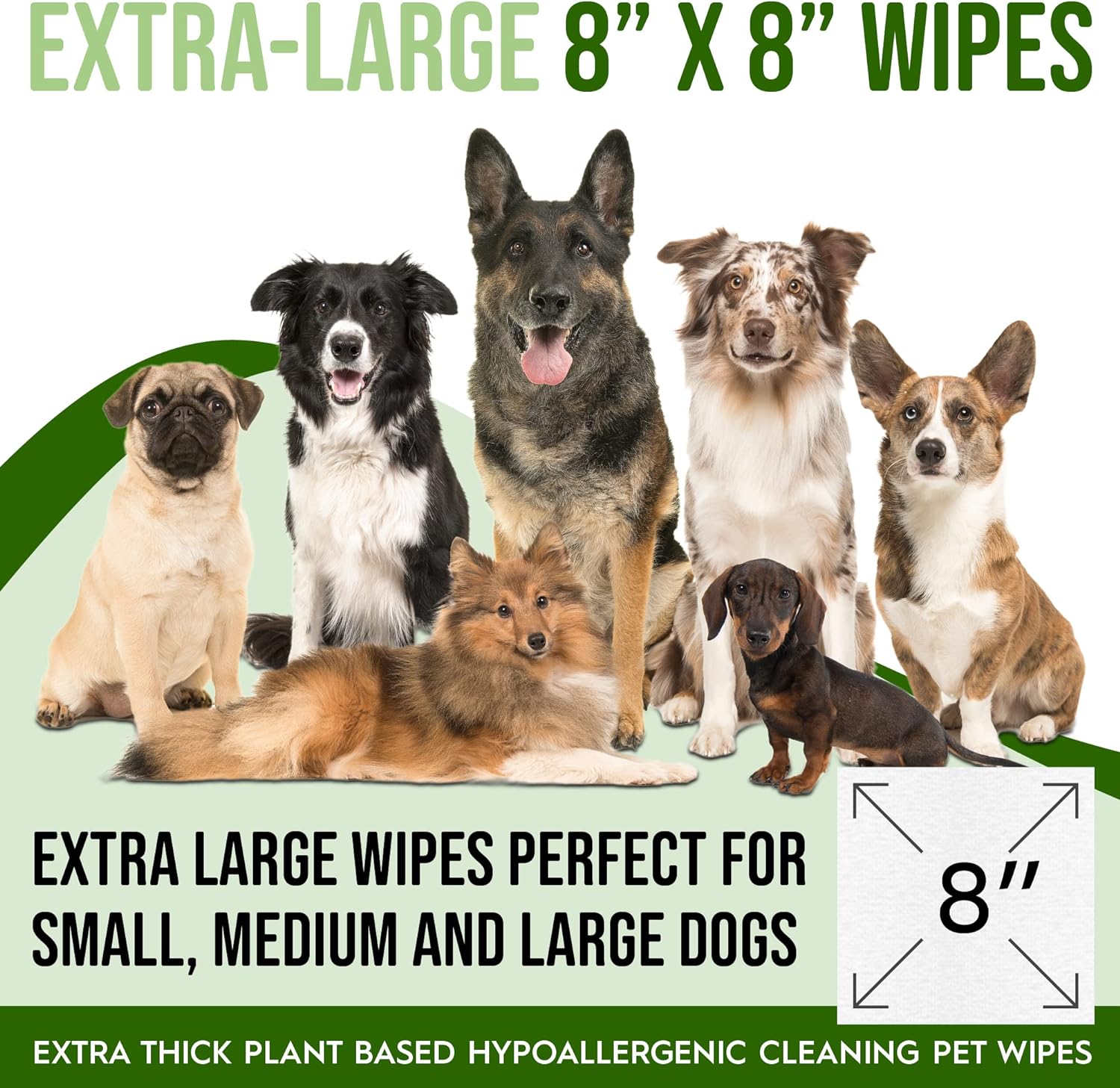 Petazy 400 Dog Wipes for Paws and Butt Ears Eyes | Organic Pet Wipes for Dogs | Lavender Scented Dog Wipes Cleaning Deodorizing | Extra Thick Paw Wipes for Dogs Cats Pets | Bonus Glove Wipes Included