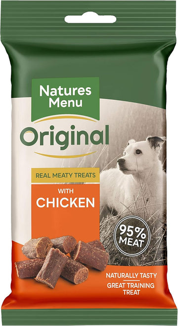 Natures Menu Dog Treats Real Meat Chicken 60g?NMCKT_