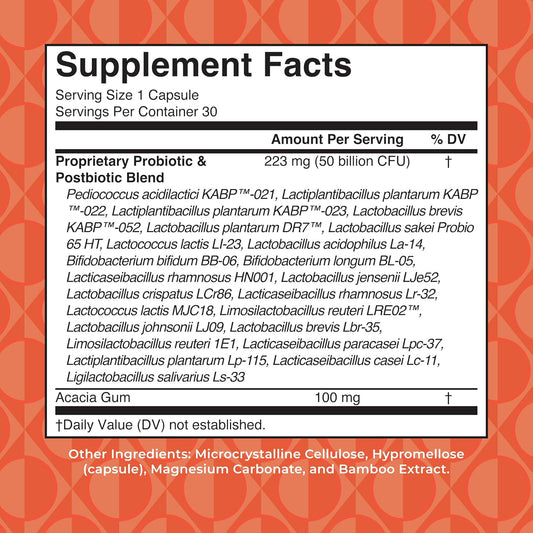 Maryruth Organics 3-In-1 Daily Health Probiotics For Women | Clinically Tested | Hormone Support & Gut Health Supplement | 50 Billion Cfu | Allergen Free | 30 Ct
