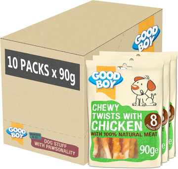 Good Boy - Tender Lamb Fillets - Dog Treats - Made With Natural Lamb Meat - 80 G E - Low Fat Dog Treats - Case Of 10