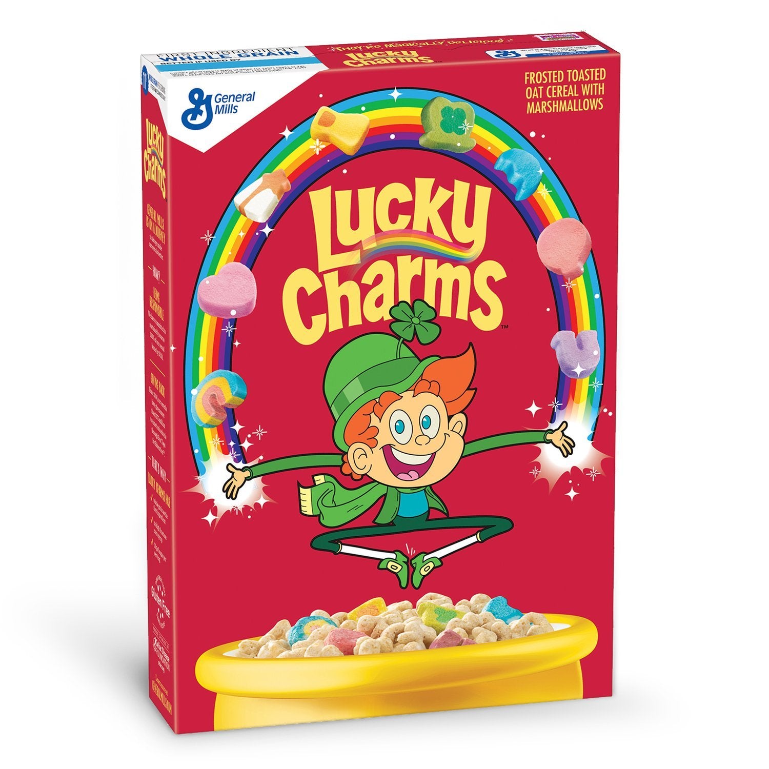 Lucky Charms Breakfast Cereal, Gluten Free Cereal, 23 oz