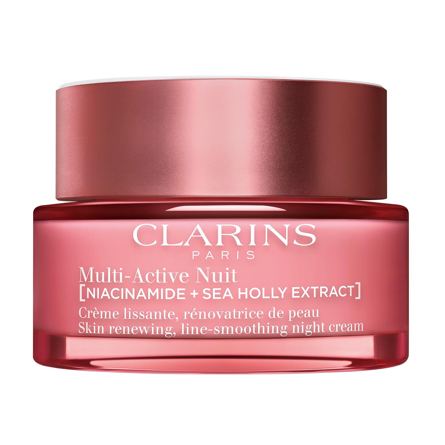 Clarins Multi-Active Renewing Night Moisturizer With Niacinamide | Smooth Fine Lines | Visibly Tighten Pores | Even Tone And Texture | Boost Glow | Strengthen Moisture Barrier | All Skin Types