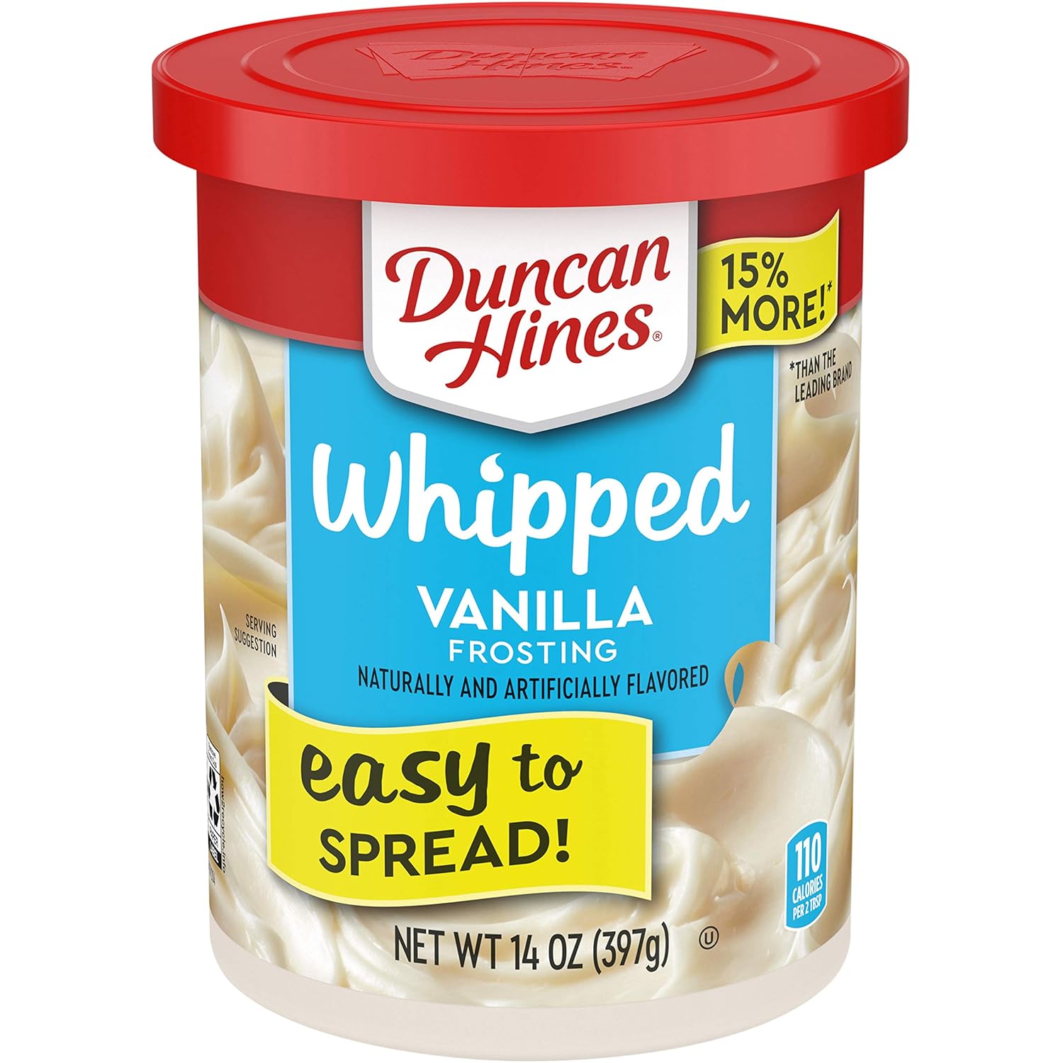 Duncan Hines Whipped Vanilla Frosting, 14 Oz