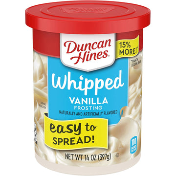 Duncan Hines Whipped Vanilla Frosting, 14 Oz