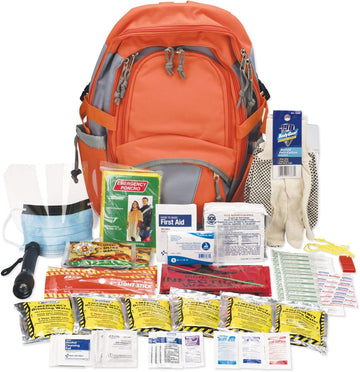 Physicianscare 90001 Emergency Preparedness First Aid Backpack, 63 Pieces/Kit