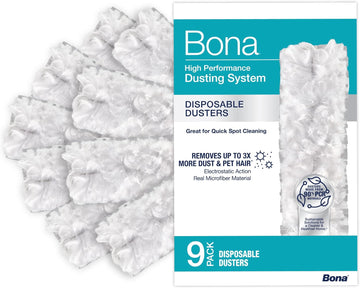 Bona High Performance Dusting System Disposable Dusters, 9CT
