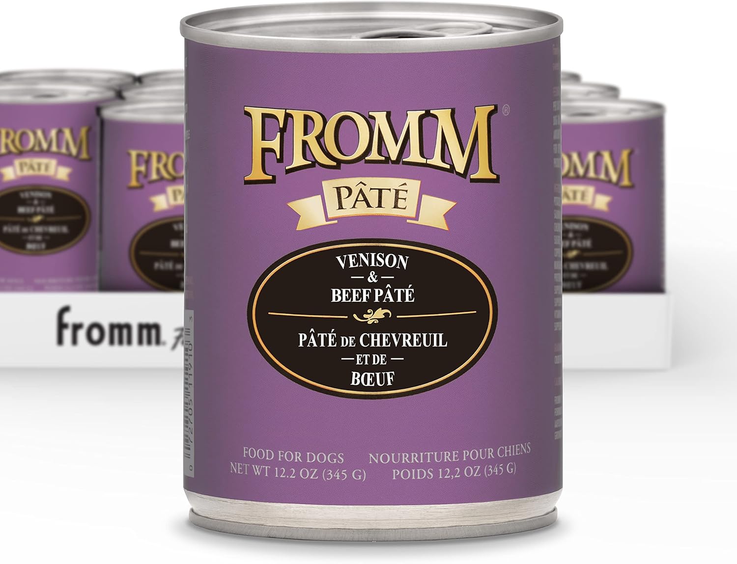 Fromm Venison & Beef Pate Dog Food - Premium Wet Dog Food - Venison Recipe - Case Of 12 Cans